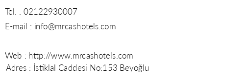 Mr Cas Hotels telefon numaralar, faks, e-mail, posta adresi ve iletiim bilgileri